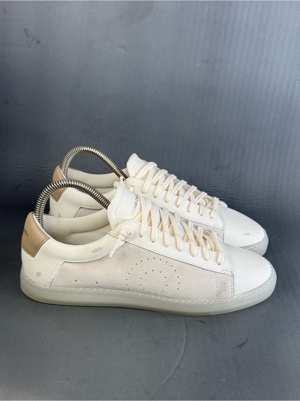 OLIVER CABELL Low 1 Sea Sand Ghost sneaker shoes men’s size 6 (women’s 9)